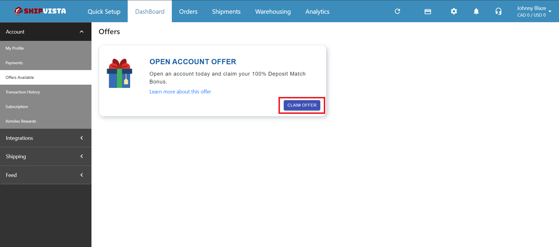 New User Offer Step-2